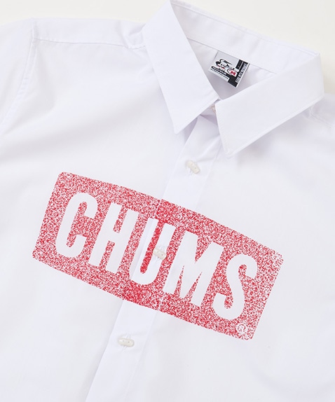 CHUMS Logo Shirt(S White): トップス(メンズ) - CHUMS ONLINE SHOP